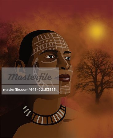 Portrait d'un homme africain