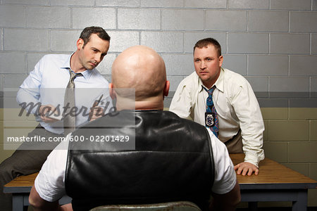 Detectives Interrogating Suspect