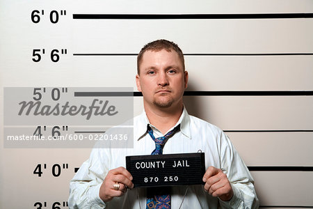 Mug Shot of Man