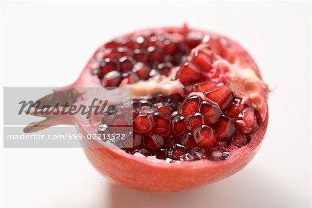 Half a pomegranate