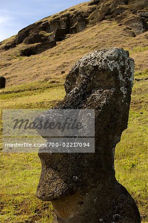 Moai, Rano Raraku, Osterinsel, Chile