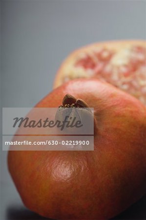 Close-up of a pomegranate