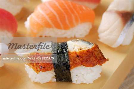 Unagi anguille Sushi