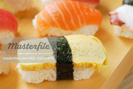 Tamago omelette Sushi