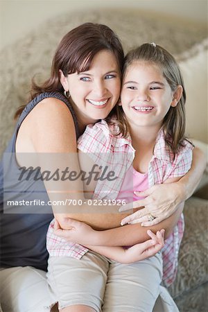 Portrait of Mother and Daughter