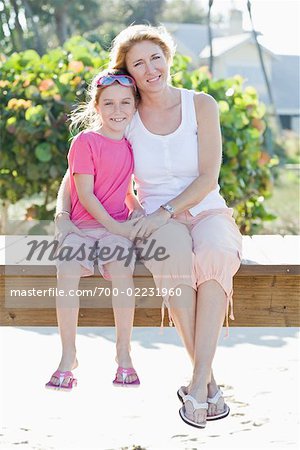 Portrait of Mother and Daughter