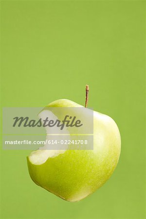 Apple with missing bite