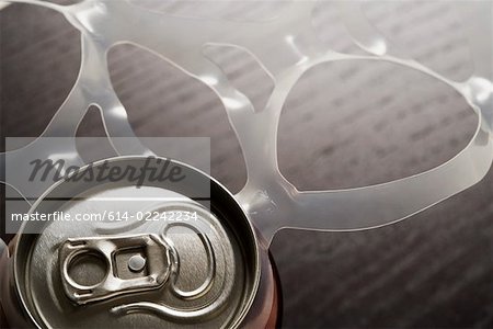 Drink can and plastic ring