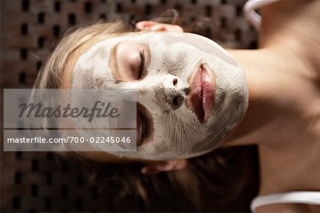 Woman Getting a Facial