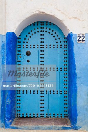 Porte de bâtiment, Maroc