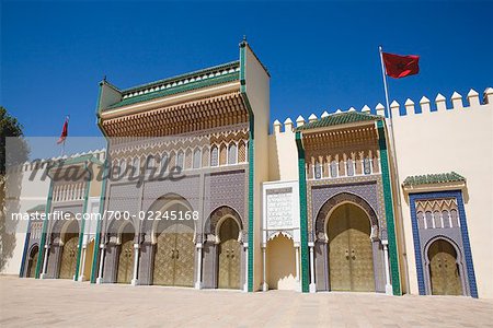 Exterior of Medersa Bou Inania, Fez, Morocco