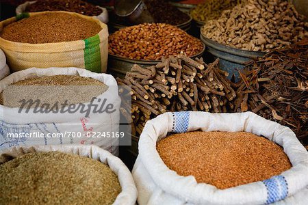 Sacs d'épices, Maroc