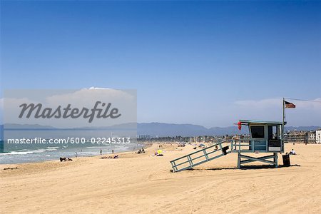 View of Marina Del Ray Beach, Los Angeles, California, USA