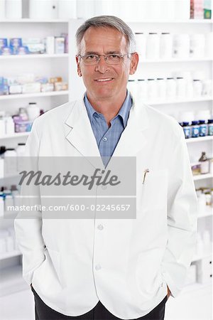 Portrait de pharmacien