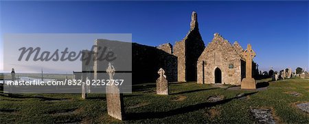 Monastère de Clonmacnoise, Co Offaly Irlande