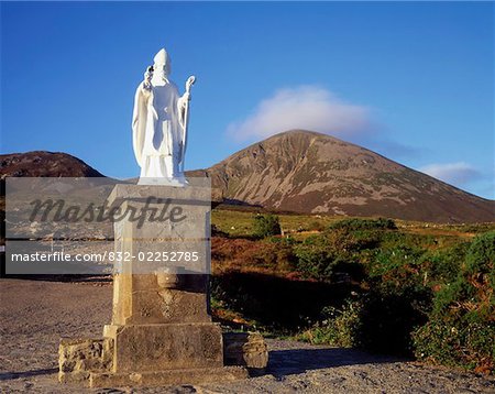 St. Patrick's Statue, Croagh Patrick, Co. Mayo, Irland