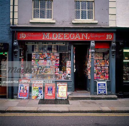 M. Deegan buraliste, Dublin, Irlande