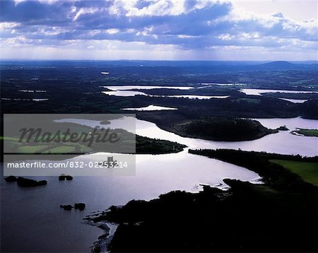 Lough Oughter, Cloughoughter Castle, Co. Cavan, Irland