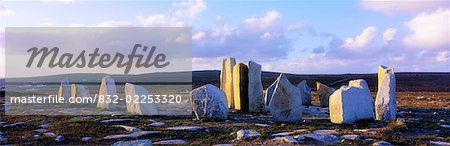 Standing Stones, Blacksod Point, Co Mayo, Irlande