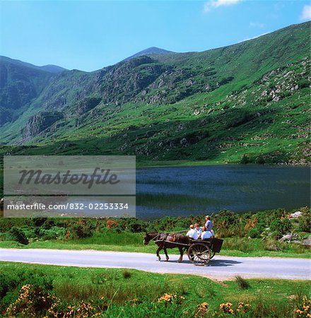 Co Kerry, Gap of Dunloe, Jaunting Car Co Kerry, Gap of Dunloe, Jaunting Car