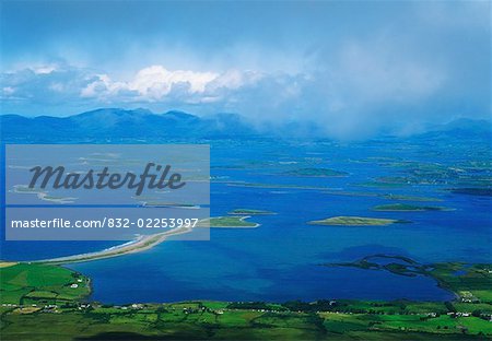 Co Mayo, Clew Bay du Croagh Patrick