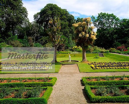 Castleward Co Down, den viktorianischen Garten, Sommer