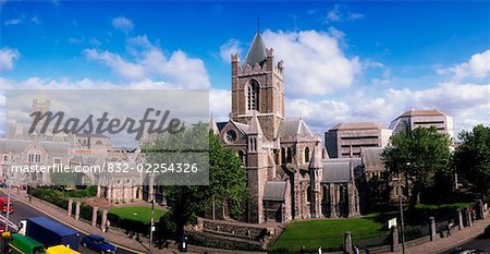 La ville de Dublin, la cathédrale de Christchurch