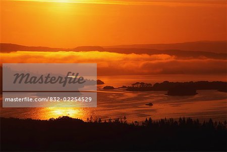 Lever du soleil, Lough Gill, Co Sligo