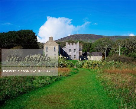 Derrynane House, Caherdaniel, anneau du Kerry, Co Kerry, Irlande