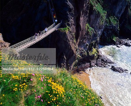 Carrick-a-Rede Rope Bridge, Co Antrim, Ireland