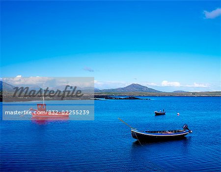 Co Galway, Inishee près de Roundstone, montagne de Cashel