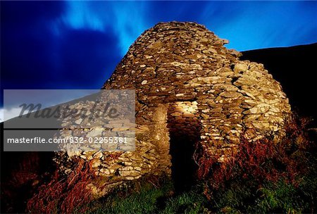 Slea Head, County Kerry, Irland; Bienenstock-Hütte