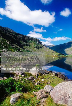 Cummeenduff Lake, Black Valley, Killarney National Park, County Kerry, Ireland; Lake scenic