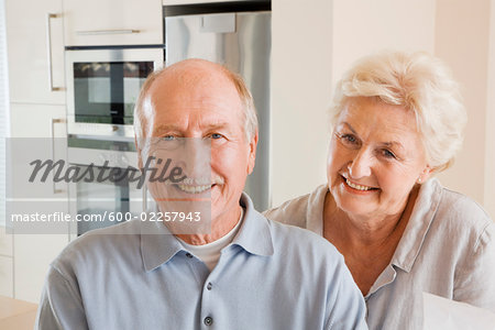 Portrait of Couple at Home