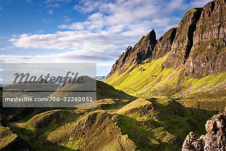 Klippen, Insel Skye, Schottland