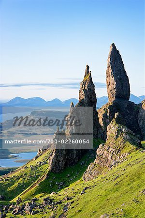 Old Man of Storr Rock Formations, île de Skye, en Ecosse