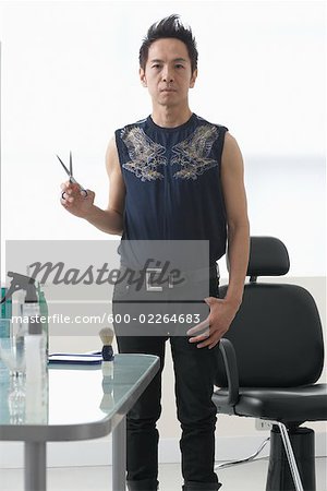 Portrait of Hairdresser