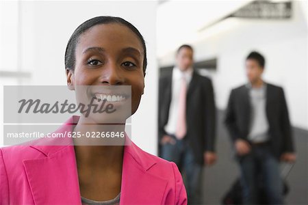 Portrait of a businesswoman smiling