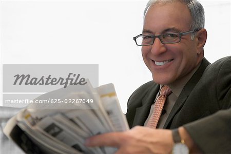 Portrait of a businessman smiling