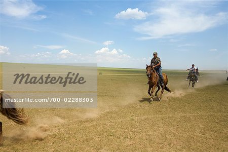 Horse Racers at Naadam Festival, Inner Mongolia, China