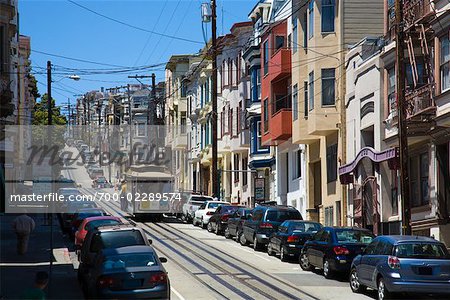 Tramway Tracks, San Francisco, Californie, USA