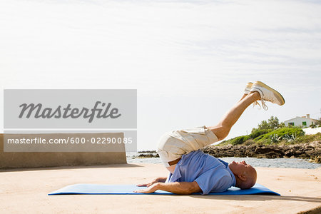 Man Exercising Outdoors