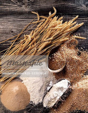 blé, de céréales et de farine