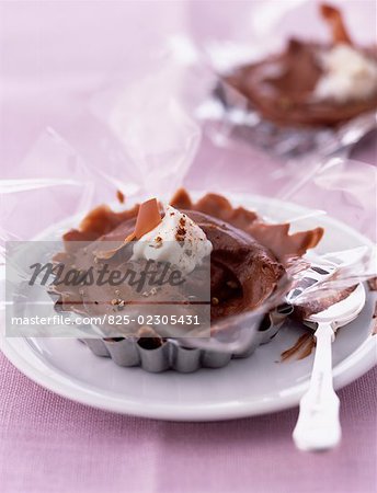 Tartelette de mousse au chocolat