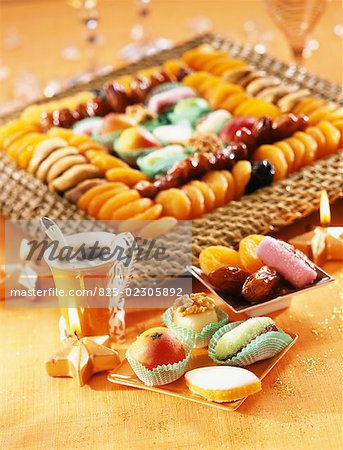 assorted marzipan sweets