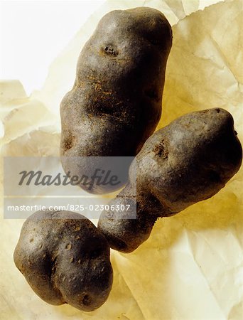 black potatoes