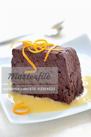gâteau au chocolat et orange