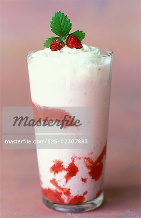 wild strawberry milk shake