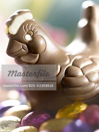 Chocolate Easter hen