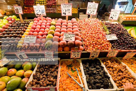 Fruits à Pike Place Market, Seattle, Washington, USA